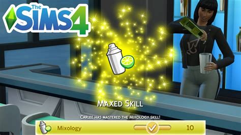 How To Max Mixology Skill Cheat Level Up Skills Cheats The Sims 4