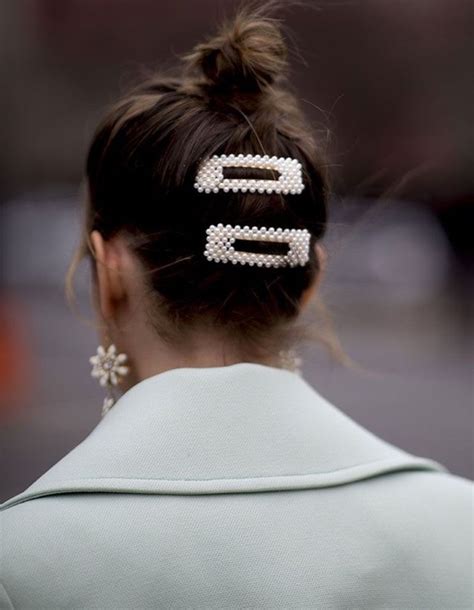 Barrettes Tendances Et Id Es Coiffures Avec Une Barrette Dans Les