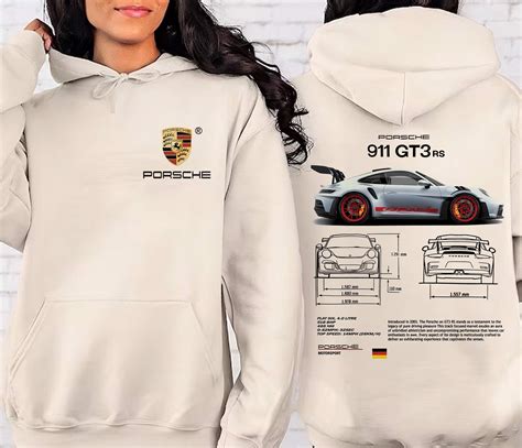 Porsche 911 GT3 RS Aesthetic Tshirt Porsche 911 GT3 RS 2 Side Tshirt