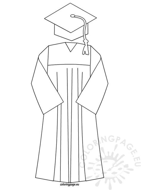 Printable Graduation Gown Pattern