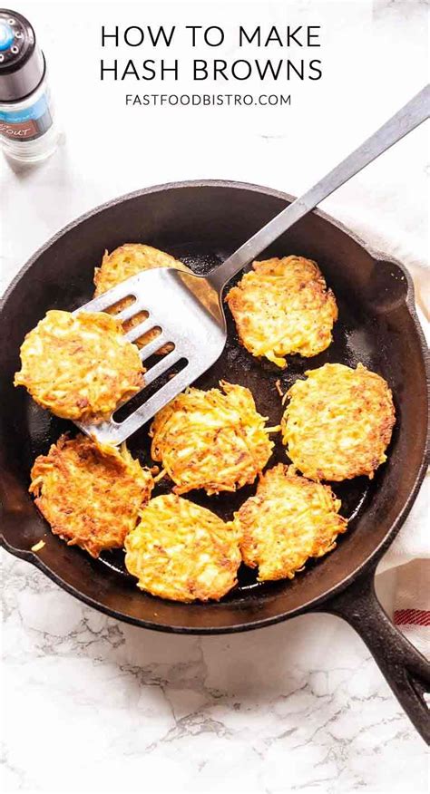 How To Make Hash Browns Easy Recipe Fast Food Bistro Recipe