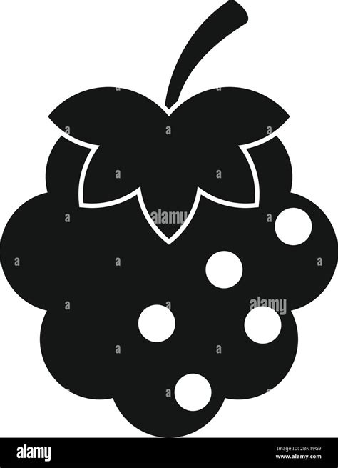 Blackberry Icon Simple Illustration Of Blackberry Vector Icon For Web