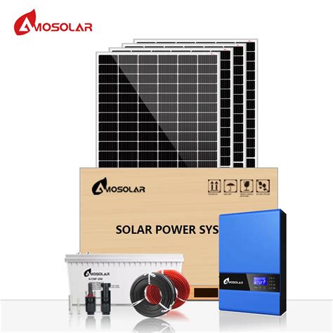 Home Solar System 5kw 5000watt 5000w Off Grid Solar Power System 3kw