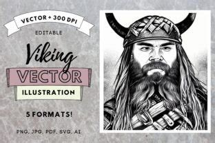 Vector Illustration Of A Viking PNG PDF Graphic By Dremari Graphics