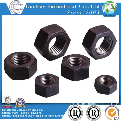 Carbon Steel Hex Nut Din Iso Asme B China Carbon Steel