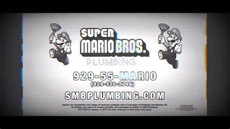 Mario Bros Plumbing Commercial If It Were On A Vhs Tape Youtube