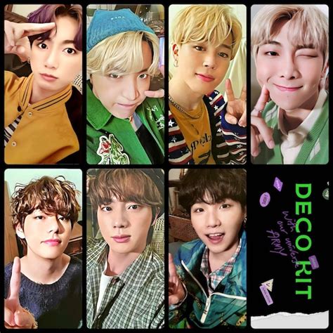 BTS Deco Kit Random PC Photocards Etsy