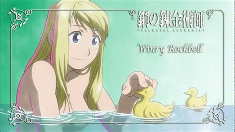 Winry Bathtub Fullmetal Alchemist Brotherhood Youtube