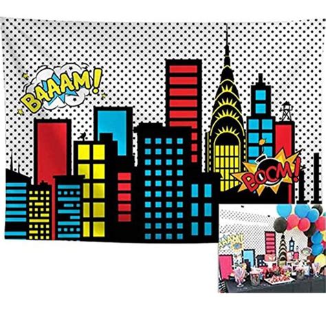 Allenjoy 7x5ft Fotografia Telones De Fondo De Superheroes Cuotas Sin