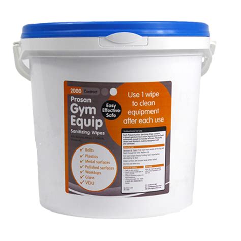 Gym Sanitising Wipes Various Sizes Maclin Group