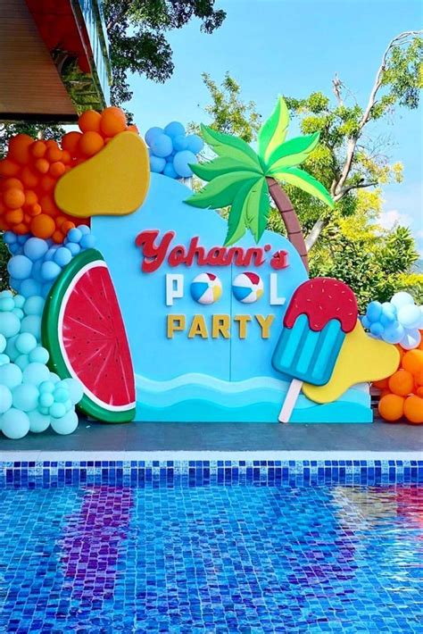 12 Ultimate Fun Splashing Summer Pool Party Ideas Pool Birthday Party