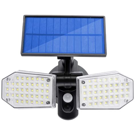 Led Pro Ektors Ar Saules Bateriju W Pir Ledveikals Lv