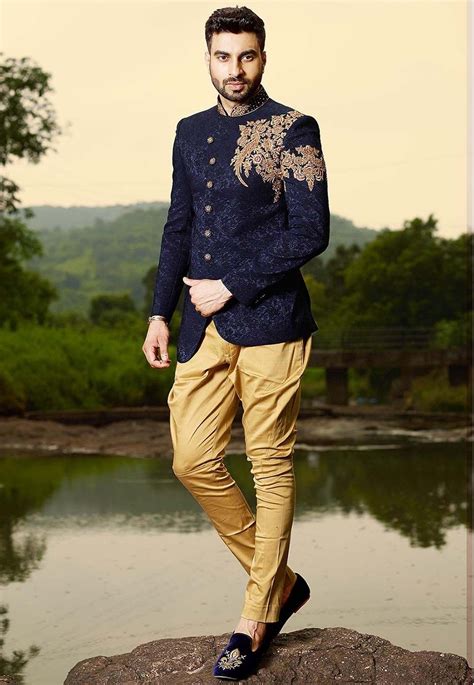 Shop Online Designer Jodhpuri Suit With Elegant Hand Work Designer