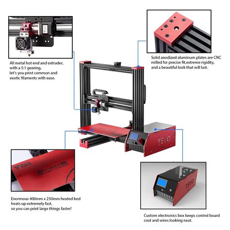 Tevo Black Widow 3d Printer Kit Buy Online 3d Printers Bay