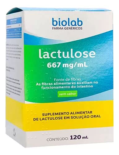 Kit X Lactulose Mg Ml Sem Sabor Biolab Mercadolivre