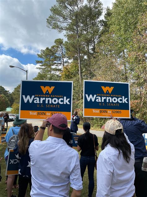 Reverend Warnock Delivered Remarks At The Duluth “walk To The Polls ”