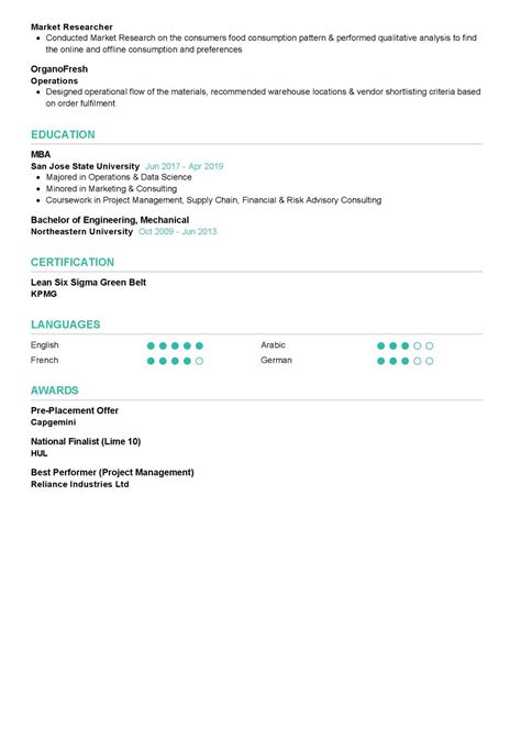 Senior Business Analyst CV Sample In 2025 ResumeKraft