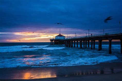 'Manhattan Beach Pier, Manhattan Beach, Los Angeles, California, USA ...