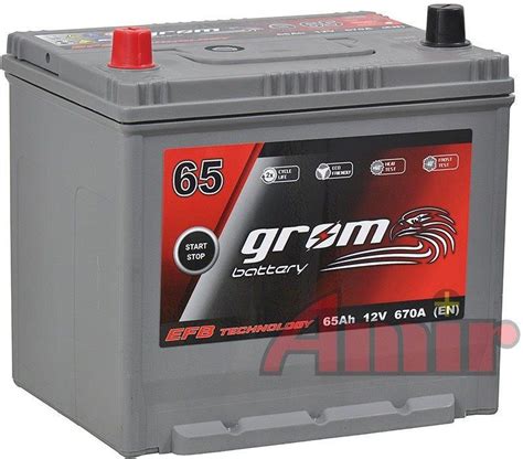 Grom EFB 12V 65Ah 670A Japan L Opinie I Ceny Na Ceneo Pl