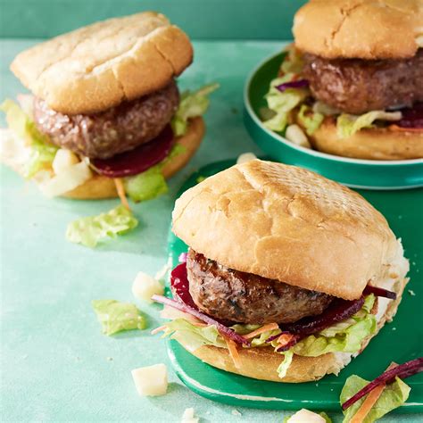 Quick Beef Beet Burgers Recipe Woolworths