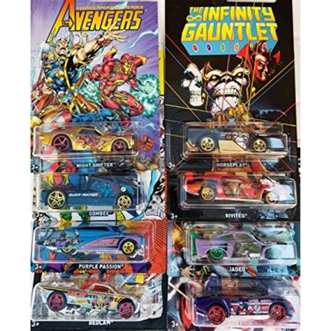 Hot Wheels Marvel The Avengers Series Special Edition Bundle Cars