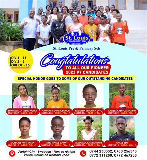 Our 2023 Ple Results St Louis Pre And Primary School
