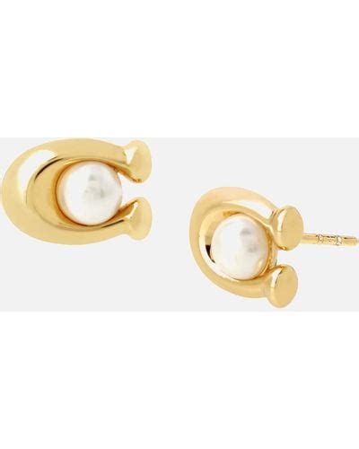 COACH Earrings And Ear Cuffs For Women Online Sale Up To 65 Off Lyst