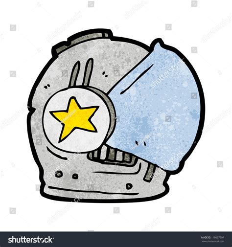 Cartoon Astronaut Helmet Stock Vector (Royalty Free) 116637997