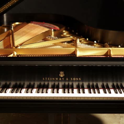 Sold Steinway Model B Semi Concert Grand In Ebony Satin