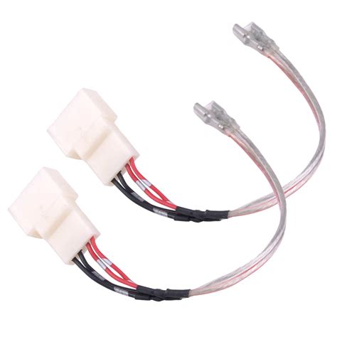 Pair Door Tweeter Wire Harness Cable Adaptor Fit For Toyota Camry