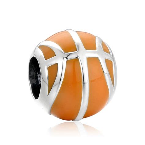 Basketball 925 Sterling Silver Pandora Fit Charm Etsy