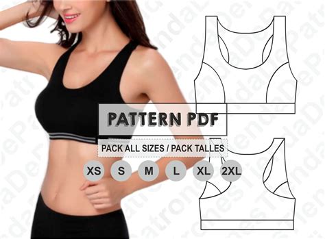 32 Girls Sports Bra Sewing Pattern Fauvefinlaec