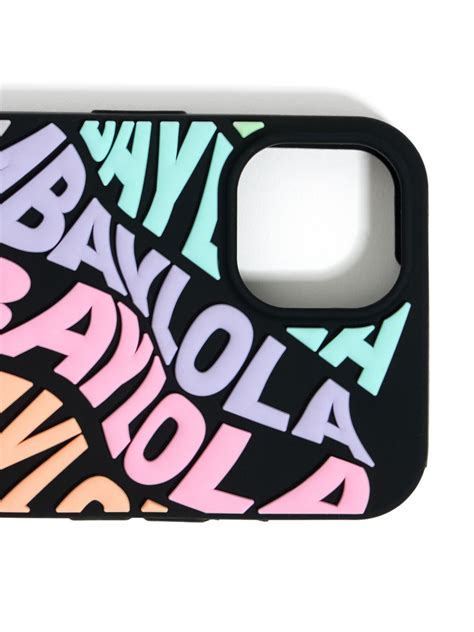 Bimba Y Lola Funda Para Iphone Pro Max Con Logo En Relieve Negro