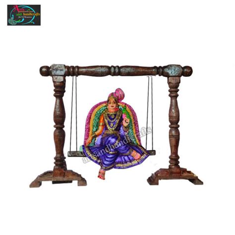 Andal Unjal Wood Navarathri Golu Dolls Online Shopping Jj