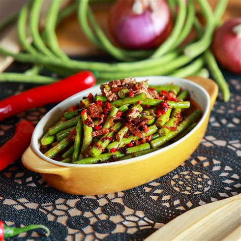 Chinese Style Stir Fried Long Bean Recipe Ajinomoto Malaysia