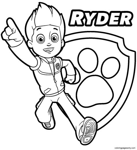 Paw Patroller Coloring Pages