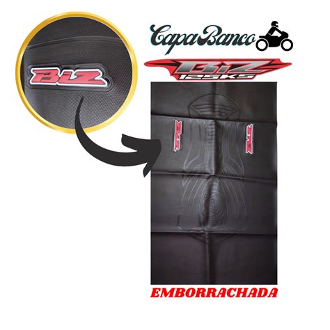 Capa Banco Personalizada Emborrachada Moto Titan Fan Bos Pop