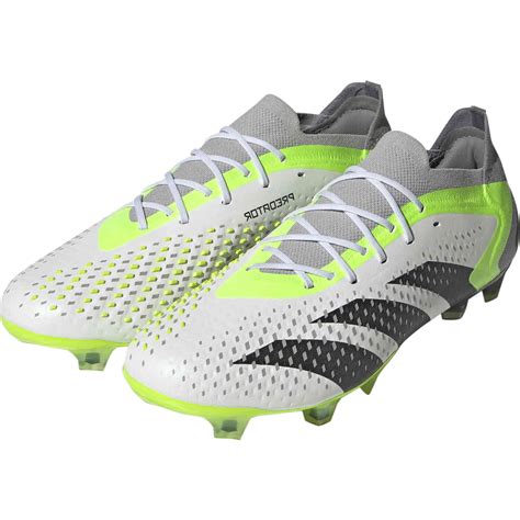 Adidas Low Cut Predator Accuracy Fg Firm Ground Soccer Cleats White