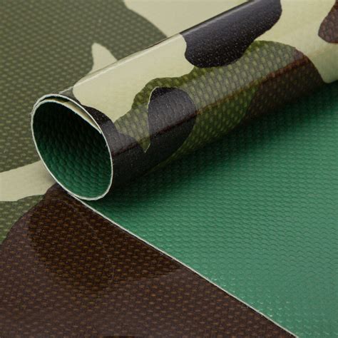 Excellent Air Tightness Boat Tarpaulin Materials PVC Coated Camo Tarp