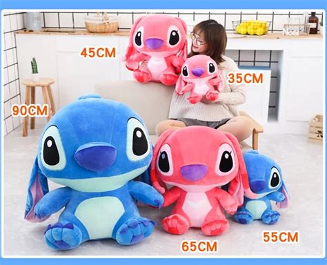 Disney Giant Stitch Plush Toy Big Size Stuffed Anime Soft Cuddly Lilo