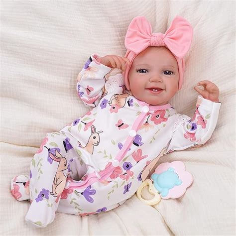 Babeside Lifelike Reborn Baby Dolls Leen 20 Inch Soft