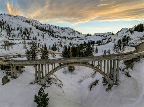 Donner Memorial Bridge — Aka Rainbow Bridge — Donner Summit California