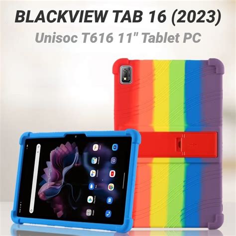 เคสซิลิโคนนิ่ม เพื่อความปลอดภัยของเด็ก สําหรับ Blackview Tab 16 Case