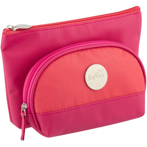 Sorbet Ladies Toiletry Bag Cerise 3 Piece Clicks