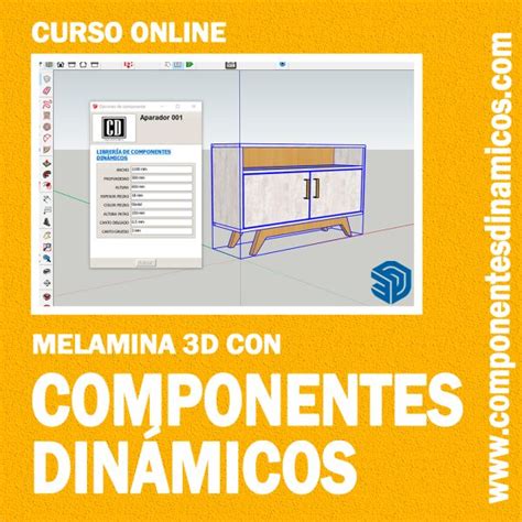 Componentes Dinámicos Diseño de muebles con SketchUp