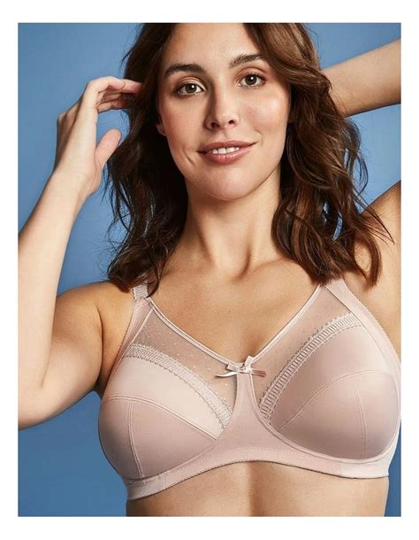 Royce Lingerie Charlotte Cotton Lined Full Bust Wirefree Support Bra In