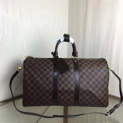 Louis Vuitton Keepall Bandouliere 45 Damier Ebene N41428