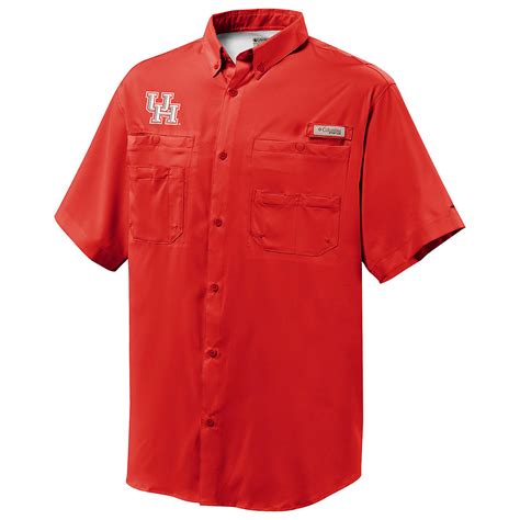 Columbia Sportswear™ Mens University Of Houston Tamiami™ Short Sleeve