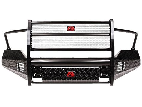 Fab Fours Black Steel Full Guard Front Bumper Fs S Realtruck