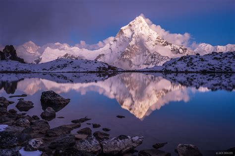 Ama Dablam Alpenglow Reflection #1 | Khumbu, Nepal | Mountain ...